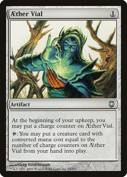 Aether Vial, art by Greg Hildebrandt