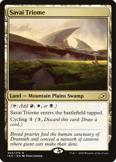Savai Triome, art by Titus Lunter