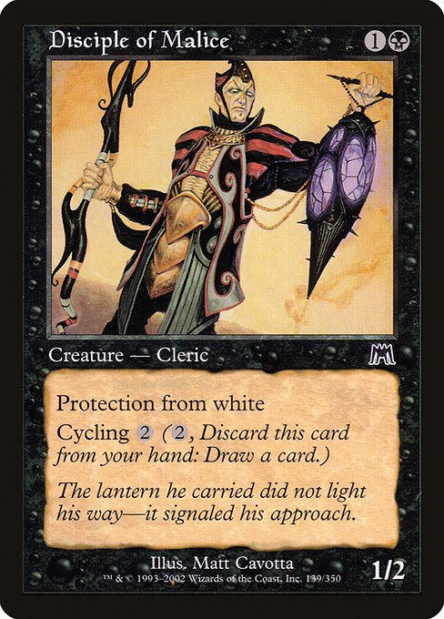 Disciple of Malice, art by Matt Cavotta
