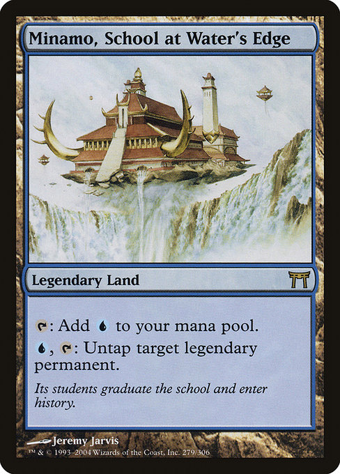 Minamo, School at Water's Edge, art by Jeremy Jarvis