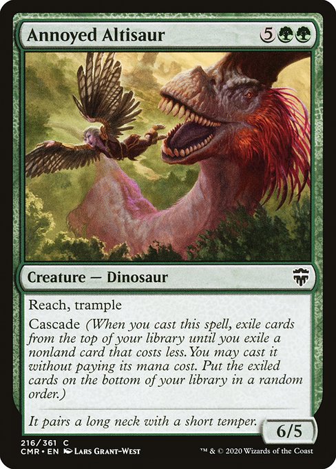 Annoyed Altisaur, art by Lars Grant-West