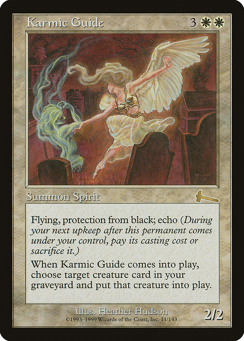 Karmic Guide, art by Heather Hudson
