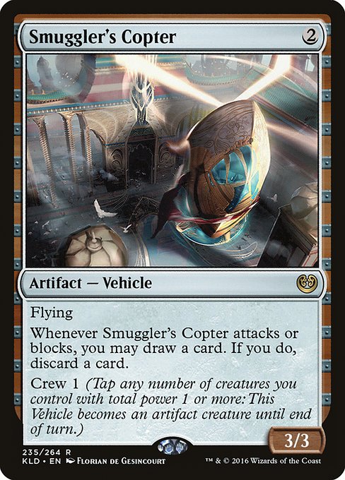 Smuggler's Copter, art by Florian de Gesincourt