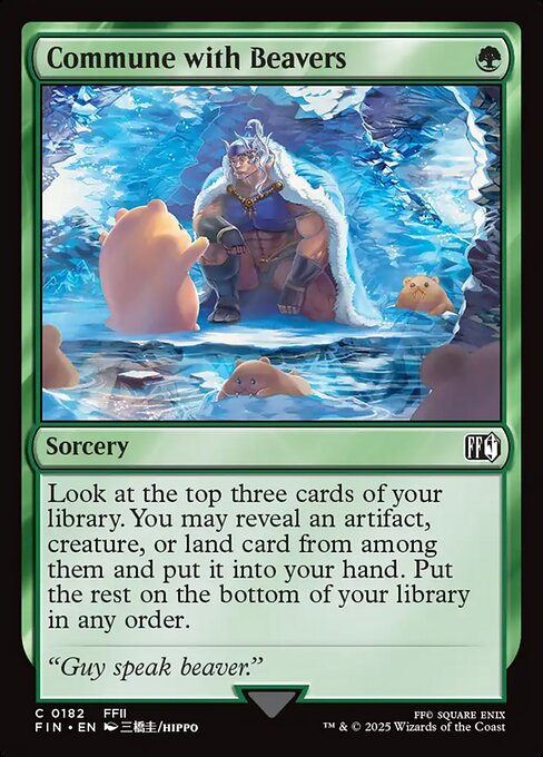 Commune with Beavers, art by hippo