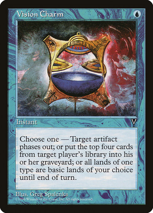 Vision Charm, art by Greg Spalenka
