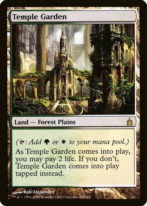 Temple Garden, art by Rob Alexander