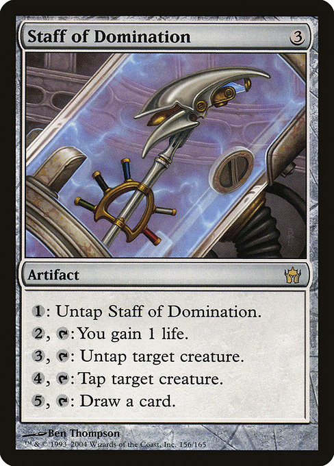 Staff of Domination, art by Ben Thompson