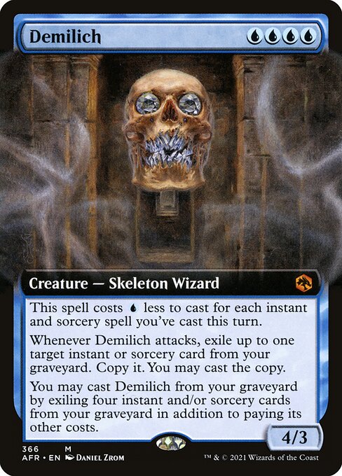 Demilich, art by Daniel Zrom