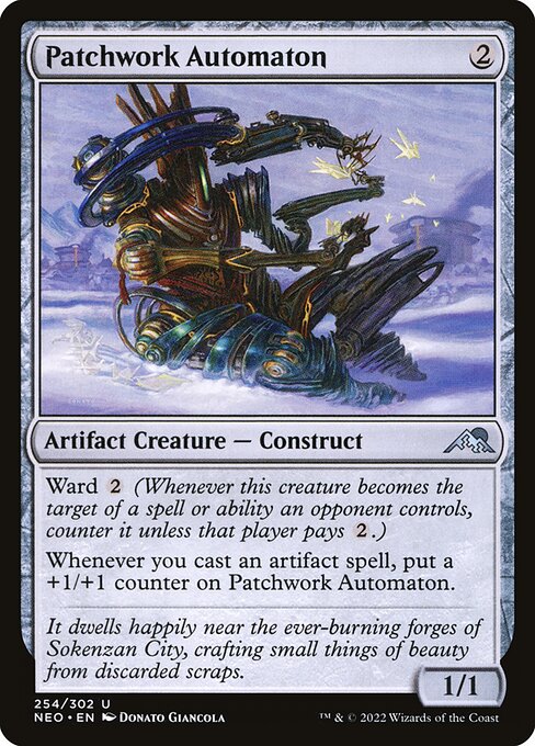 Patchwork Automaton, art by Donato Giancola