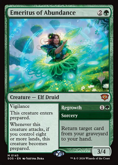 Emeritus of Abundance // Regrowth, art by Justyna Dura
