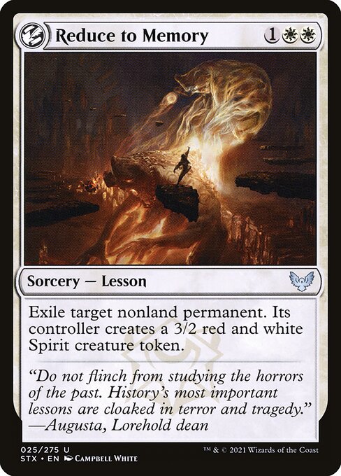 Reduce to Memory, art by Campbell White