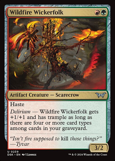 Wildfire Wickerfolk, art by J.Lonnee