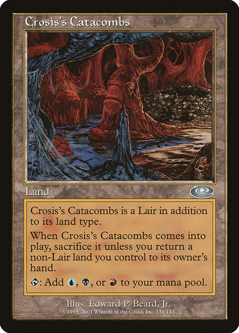 Crosis's Catacombs, art by Edward P. Beard, Jr.