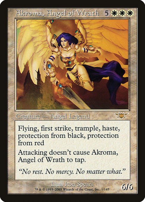 Akroma, Angel of Wrath, art by Ron Spears
