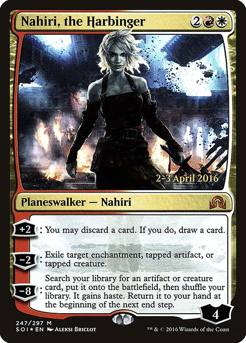 Nahiri, the Harbinger, art by Aleksi Briclot