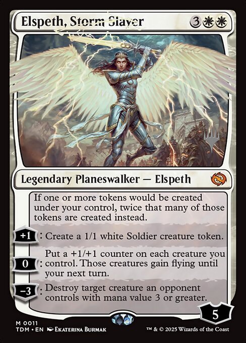 Elspeth, Storm Slayer, art by Ekaterina Burmak