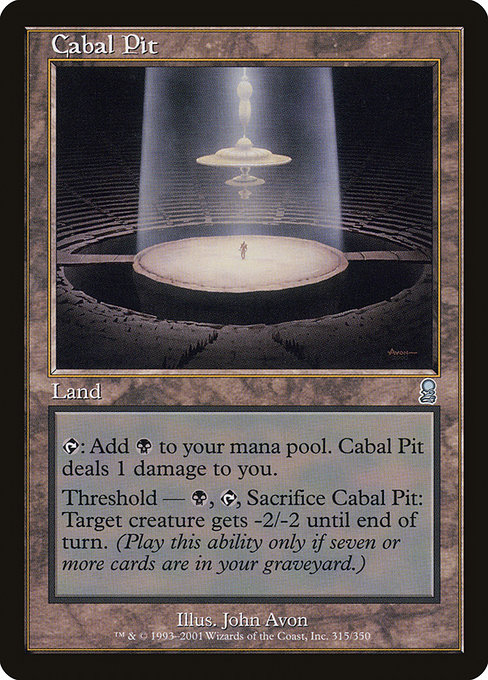 Cabal Pit, art by John Avon