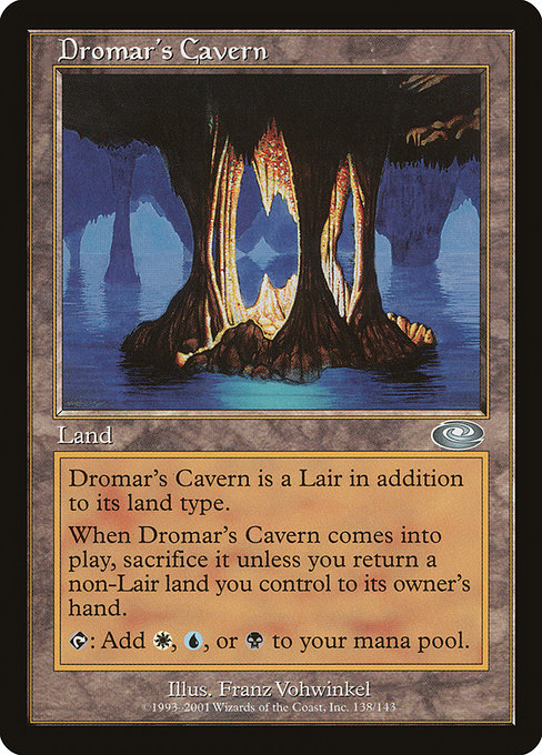 Dromar's Cavern, art by Franz Vohwinkel