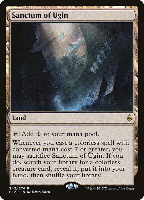 Sanctum of Ugin, art by James Paick