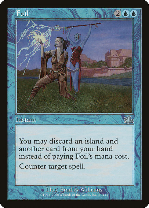 Foil, art by Bradley Williams