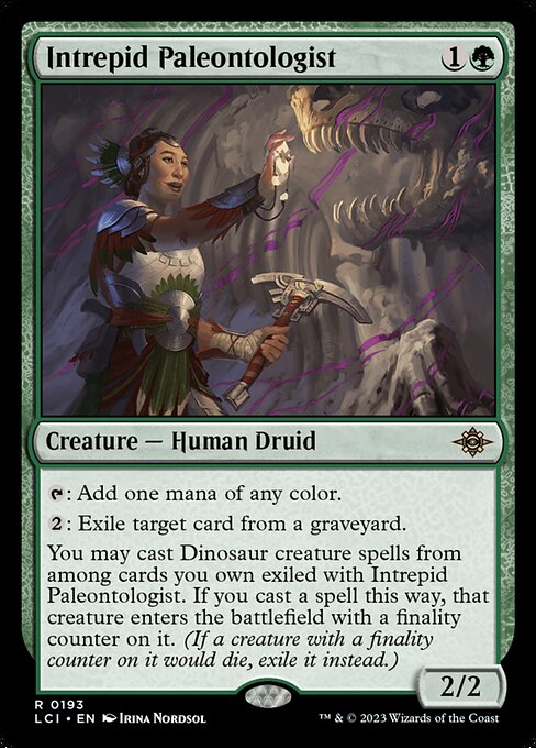 Intrepid Paleontologist, art by Irina Nordsol