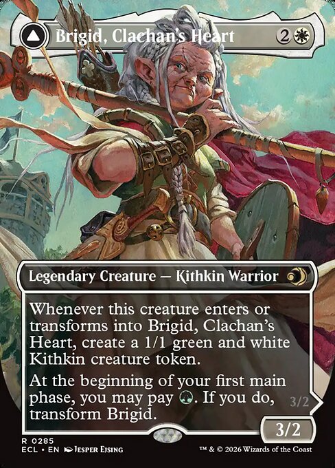 Brigid, Clachan's Heart // Brigid, Doun's Mind, art by Jesper Ejsing