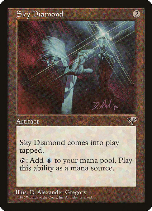Sky Diamond, art by D. Alexander Gregory
