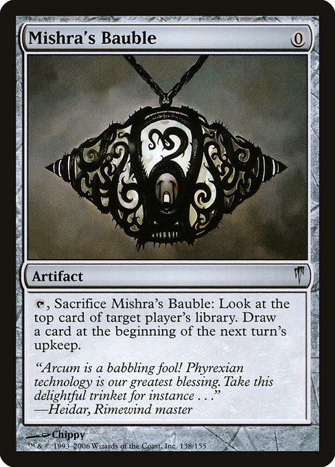 Mishra's Bauble, art by Chippy