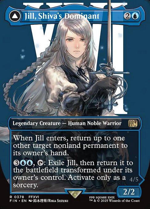 Jill, Shiva's Dominant // Shiva, Warden of Ice, art by Rika Suzuki