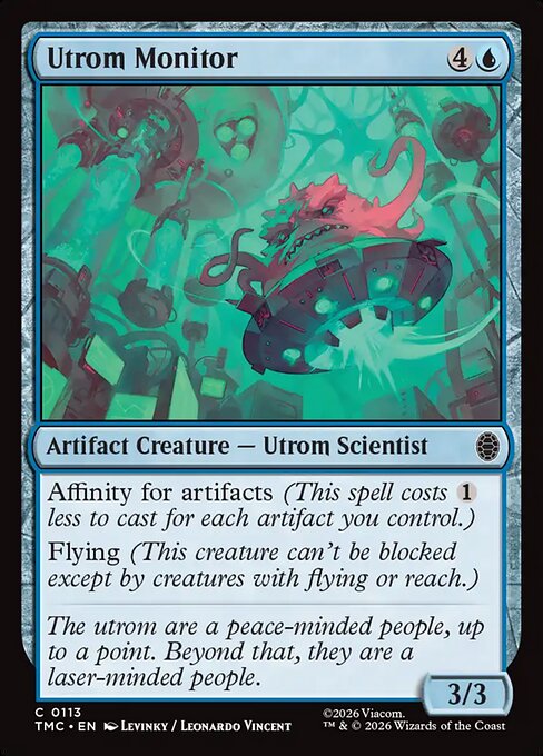Utrom Monitor, art by Leonardo Vincent (Levinky)