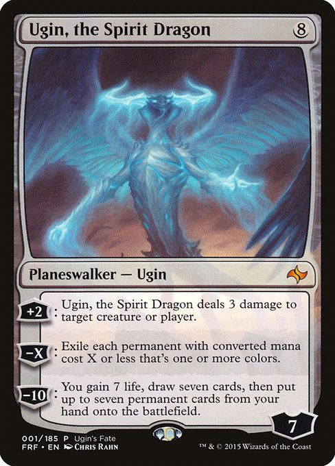Ugin, the Spirit Dragon, art by Chris Rahn