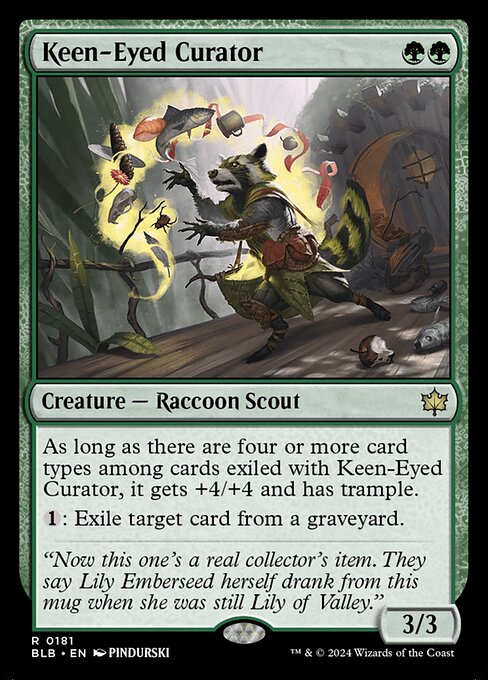Keen-Eyed Curator, art by PINDURSKI