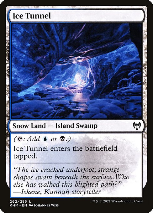 Ice Tunnel, art by Johannes Voss