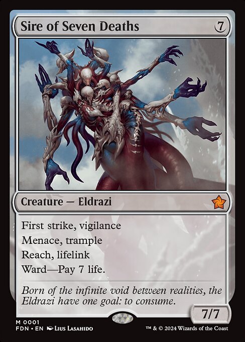 Sire of Seven Deaths, art by Lius Lasahido