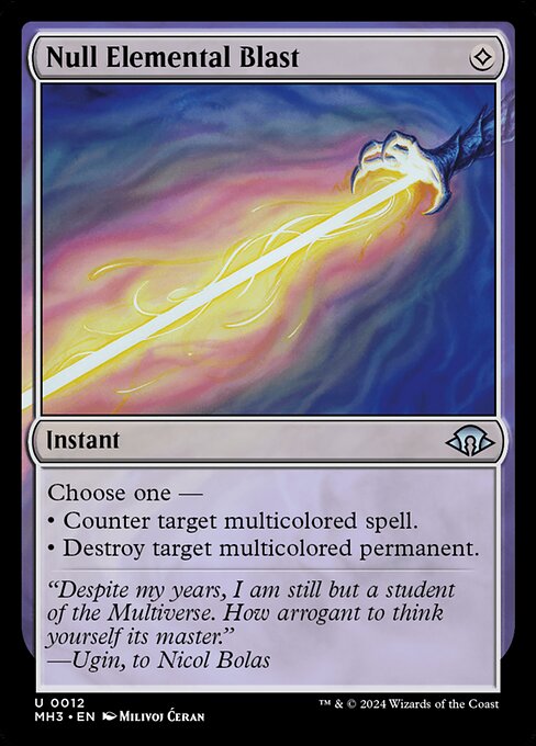 Null Elemental Blast, art by Milivoj Ćeran