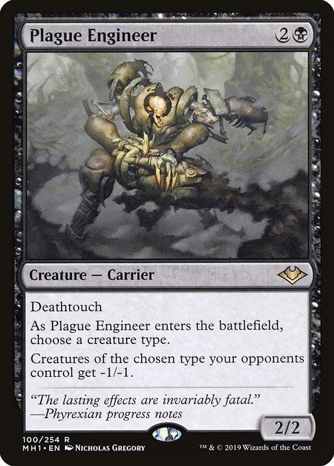 Plague Engineer, art by Nicholas Gregory