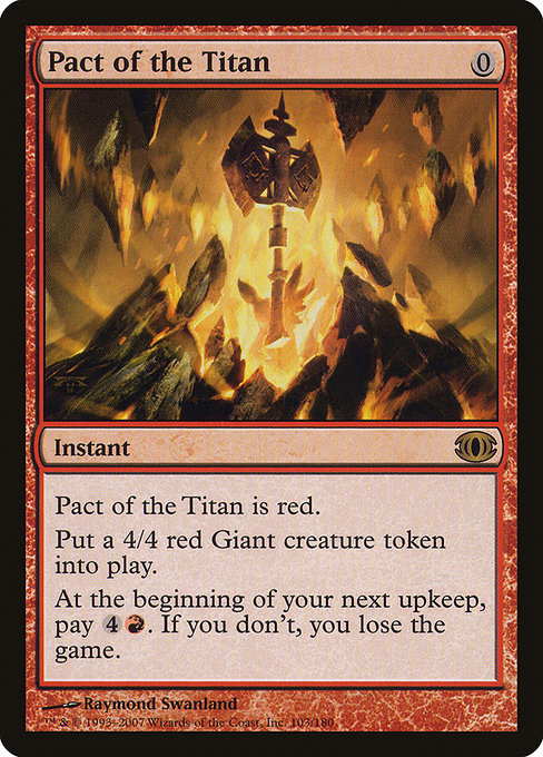 Pact of the Titan, art by Raymond Swanland