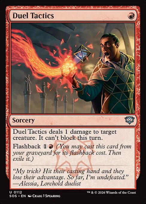 Duel Tactics, art by Craig J Spearing