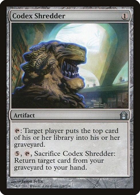 Codex Shredder, art by Jason Felix