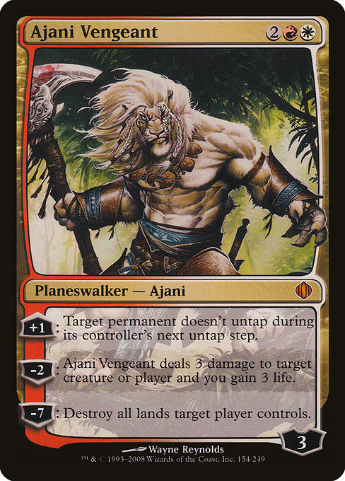Ajani Vengeant, art by Wayne Reynolds
