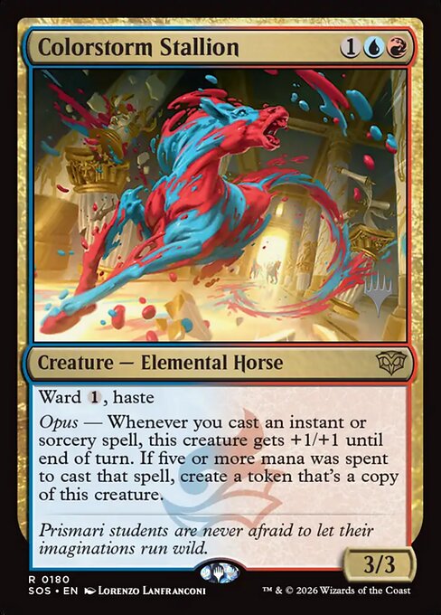 Colorstorm Stallion, art by Lorenzo Lanfranconi