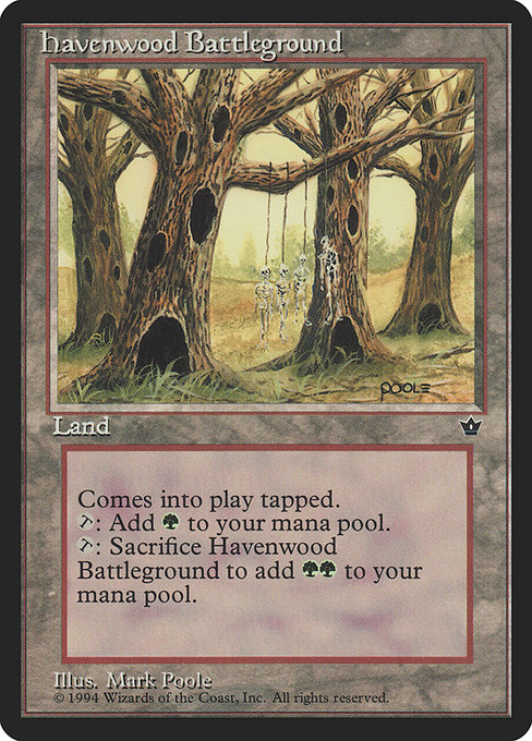 Havenwood Battleground, art by Mark Poole