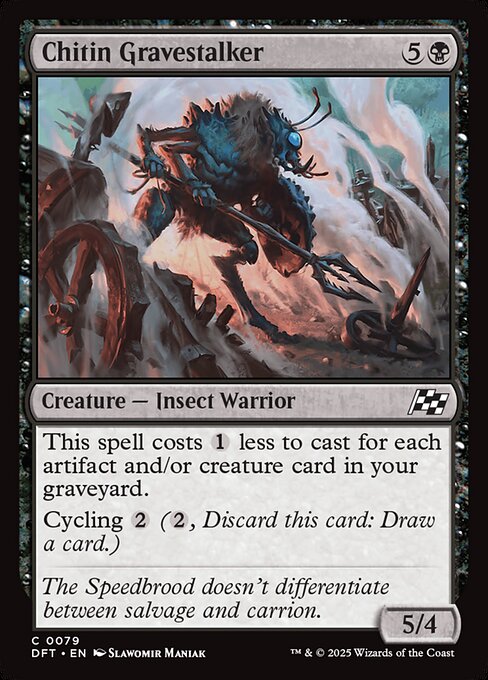 Chitin Gravestalker, art by Slawomir Maniak