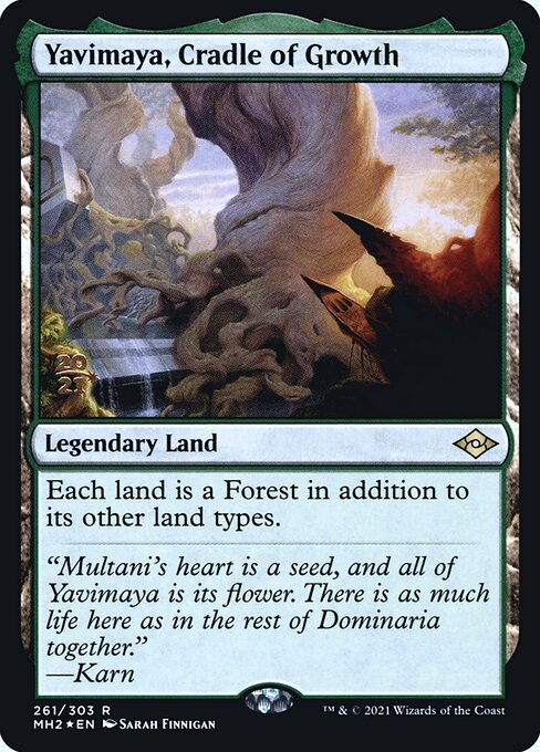 Yavimaya, Cradle of Growth, art by Sarah Finnigan