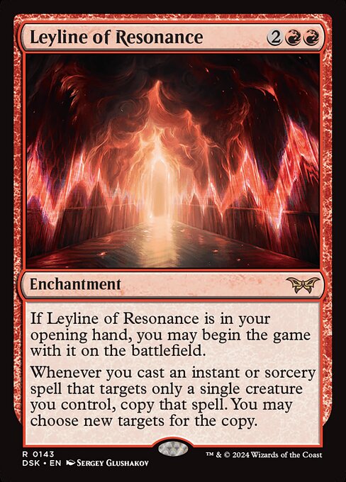 Leyline of Resonance, art by Sergey Glushakov