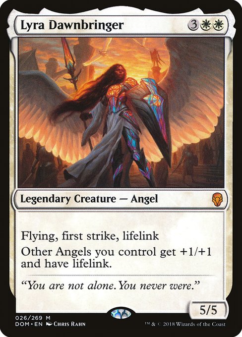 Lyra Dawnbringer, art by Chris Rahn