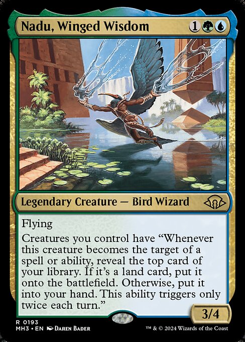 Nadu, Winged Wisdom, art by Daren Bader