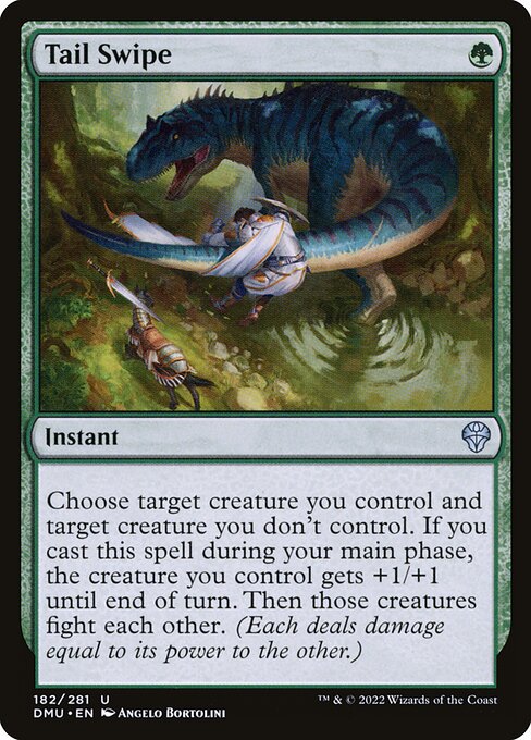 Tail Swipe, art by Ângelo Bortolini