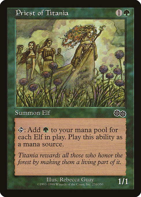 Priest of Titania, art by Rebecca Guay