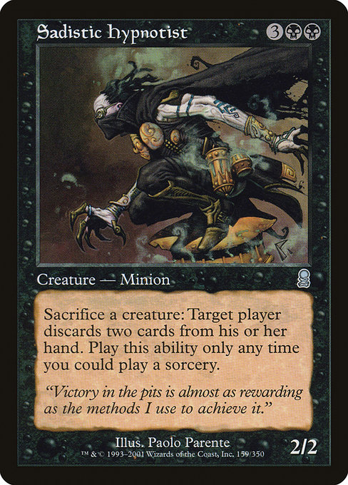 Sadistic Hypnotist, art by Paolo Parente